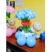 Цветы из шаров "Новорожденный"